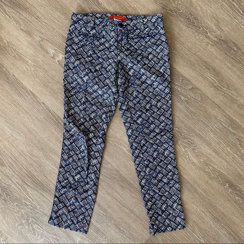 Anthropologie Printed Ankle Pants